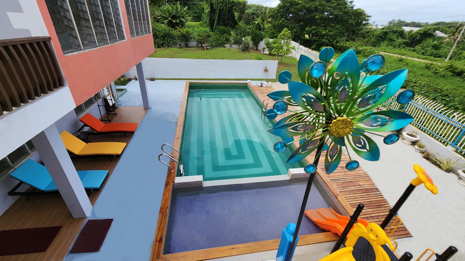 Ocean Heart pool and property